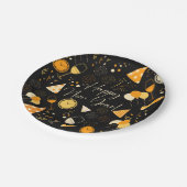 Neujahrstag Pappteller (Schrägansicht)