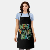 Neujahrstag Schürze (Getragen)
