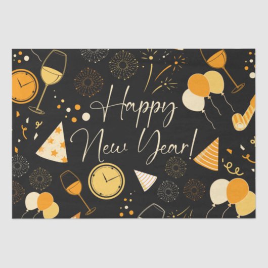 Neujahrstag Seidenpapier (Vorderseite)