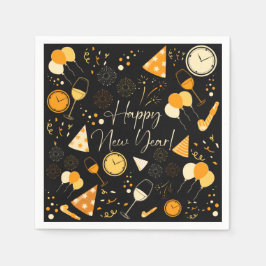 Neujahrstag Serviette