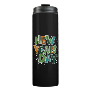 Neujahrstag Thermosbecher
