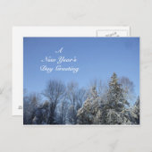 Neujahrstagung Feiertagspostkarte (Vorne/Hinten)