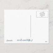 Neujahrstagung Feiertagspostkarte (Rückseite)