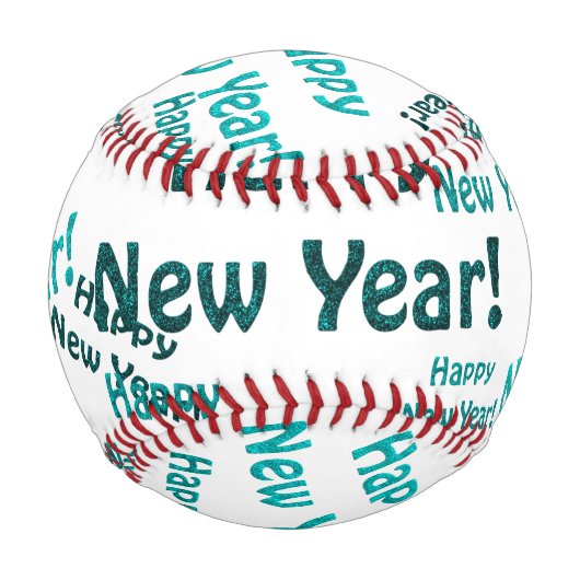 Neujahrstext Baseball (Vorderseite)