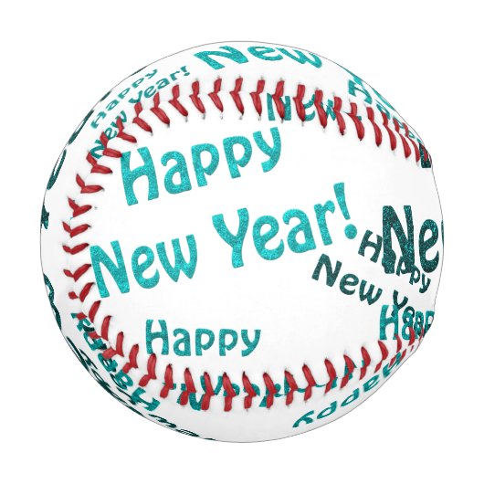 Neujahrstext Baseball (Vorderseite Links)