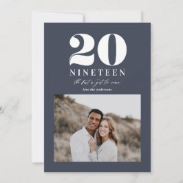 Neujahrstypografie Feiertagskarte