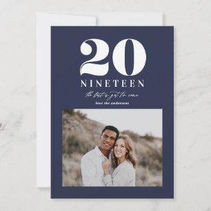 Neujahrstypografie Feiertagskarte