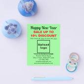 Neujahrsverkauf für hellgrüne Flyer (Einzeln)