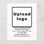 Neujahrsverkauf im Geschäft mit weißem Flyer (Hinten)