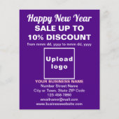 Neujahrsverkauf im Lila Flyer (Vorne)