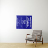 Neujahrsverkauf in Blue Tapestes Wandteppich (Beispiel (Horizontal))