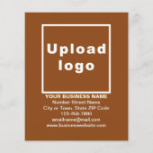 Neujahrsverkauf in Brown Flyer (Hinten)