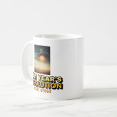 Neujahrsvorsätze - mehr Ufos Kaffeetasse (Vorderseite Links)