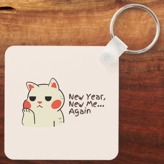 Neujahrsvorschuss Schlüsselanhänger (Rückseite)