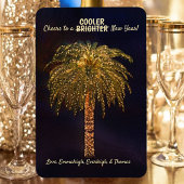 Neujahrswünsche und Weihnachtsbaum auflockern Magnet