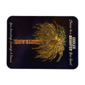 Neujahrswünsche und Weihnachtsbaum auflockern Magnet (Horizontal)