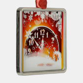 Neujahrszeit Ornament Aus Metall (Rechts)