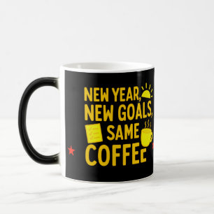 Neujahrsziele - Der gleiche Kaffee - zurück zur Sc Verwandlungstasse