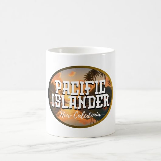 Neukaledonia Pacific Islander Kaffeetasse (Mittel)