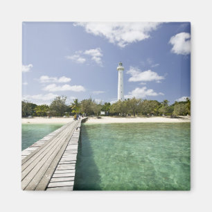 Neukaledonien, Amedee-Insel. Pier von Amedee-Insel Magnet