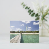 Neukaledonien, Amedee Islet. Amedee Islet Pier. Postkarte (Stehend Vorderseite)
