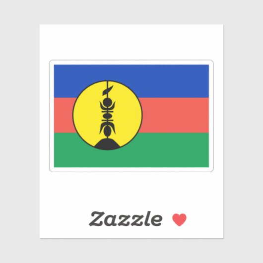 Neukaledonien Aufkleber (Blatt)