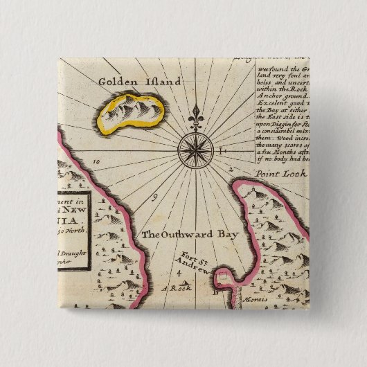 Neukaledonien Button (Vorderseite)