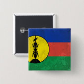 Neukaledonien Button (Vorne & Hinten)