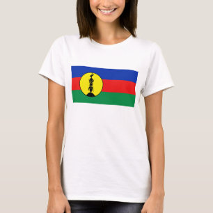 Neukaledonien Flag x Map T - Shirts