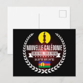 Neukaledonien Postkarte (Vorne/Hinten)