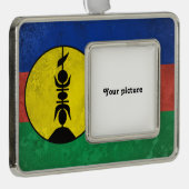 Neukaledonien Rahmen-Ornament Silber (Rechts)