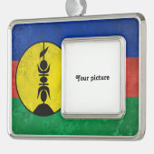 Neukaledonien Rahmen-Ornament Silber (Links)