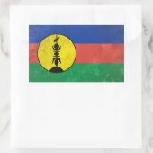 Neukaledonien Rechteckiger Aufkleber (Tasche)