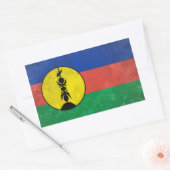 Neukaledonien Rechteckiger Aufkleber (Umschlag)