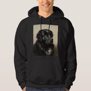 Neuland Hund Vintage realistische Farbe   Hoodie