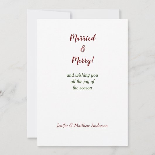 Neulich wunderbarste Weihnachtszeit Einladung (Rückseite)