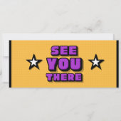 Neuling des Jahres - Eintrittskarte zum ersten Geb Einladung (Rückseite)