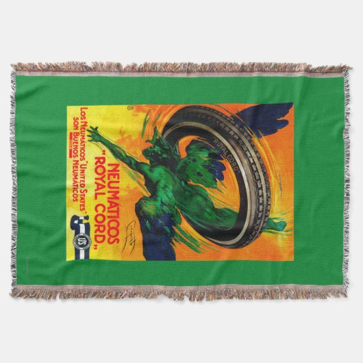 Neumaticos königliche Schnur Vintages PosterEurope Decke (Vorderseite)