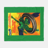 Neumaticos königliche Schnur Vintages PosterEurope Fleecedecke (Vorderseite (Horizontal))