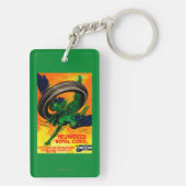 Neumaticos königliche Schnur Vintages PosterEurope Schlüsselanhänger (Rückseite)