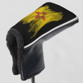 Neumexikanischer Staatsfahne, Pinselstrich, New Me Golf Headcover (3/4 Vorderseite)