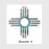 Neumexiko der USA Aufkleber (Blatt)