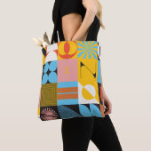 Neumodern Abstrakt: Geometrisches Jazz Tasche (Von Nahem)