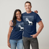 Neumond - heulender Wolf T-Shirt (Unisex)