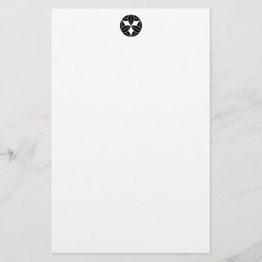 Neun Bambus-Blätter Briefpapier (Vorderseite)