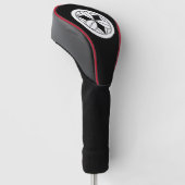 Neun Bambus-Blätter im Kreis Golf Headcover (angewinkelt)