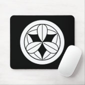 Neun Bambus-Blätter im Kreis Mousepad (Mit Mouse)