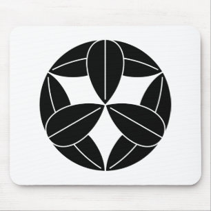 neun Bambusblätter Mousepad