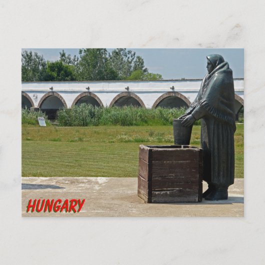 Neun Brücke, Ungarn Postkarte (Vorderseite)