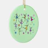 Neun Damen, die Verzierung tanzen Keramikornament (Rechts)